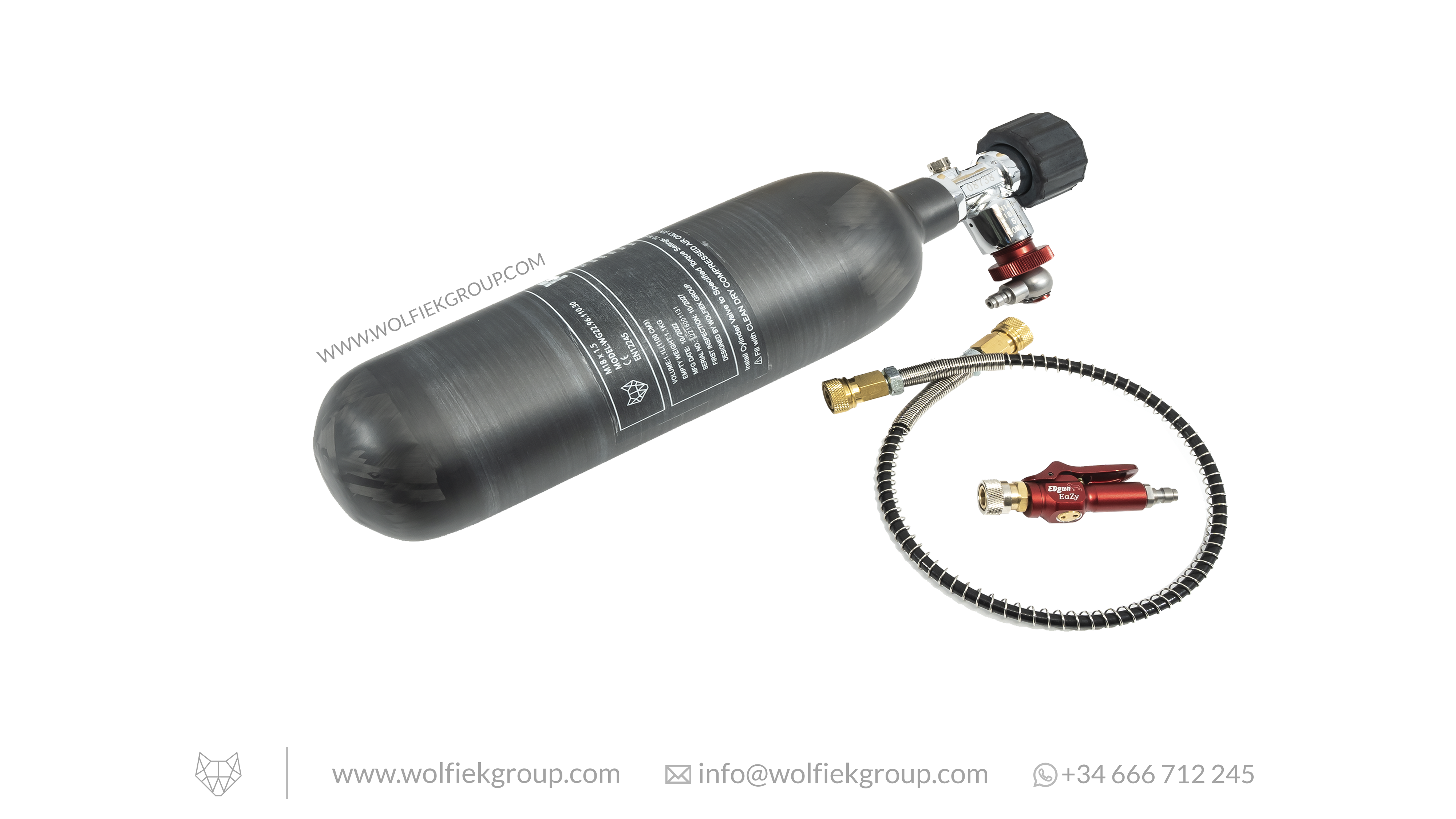 Botella Premium de Fibra de Carbono · 1.1L / 1.5L / 2L