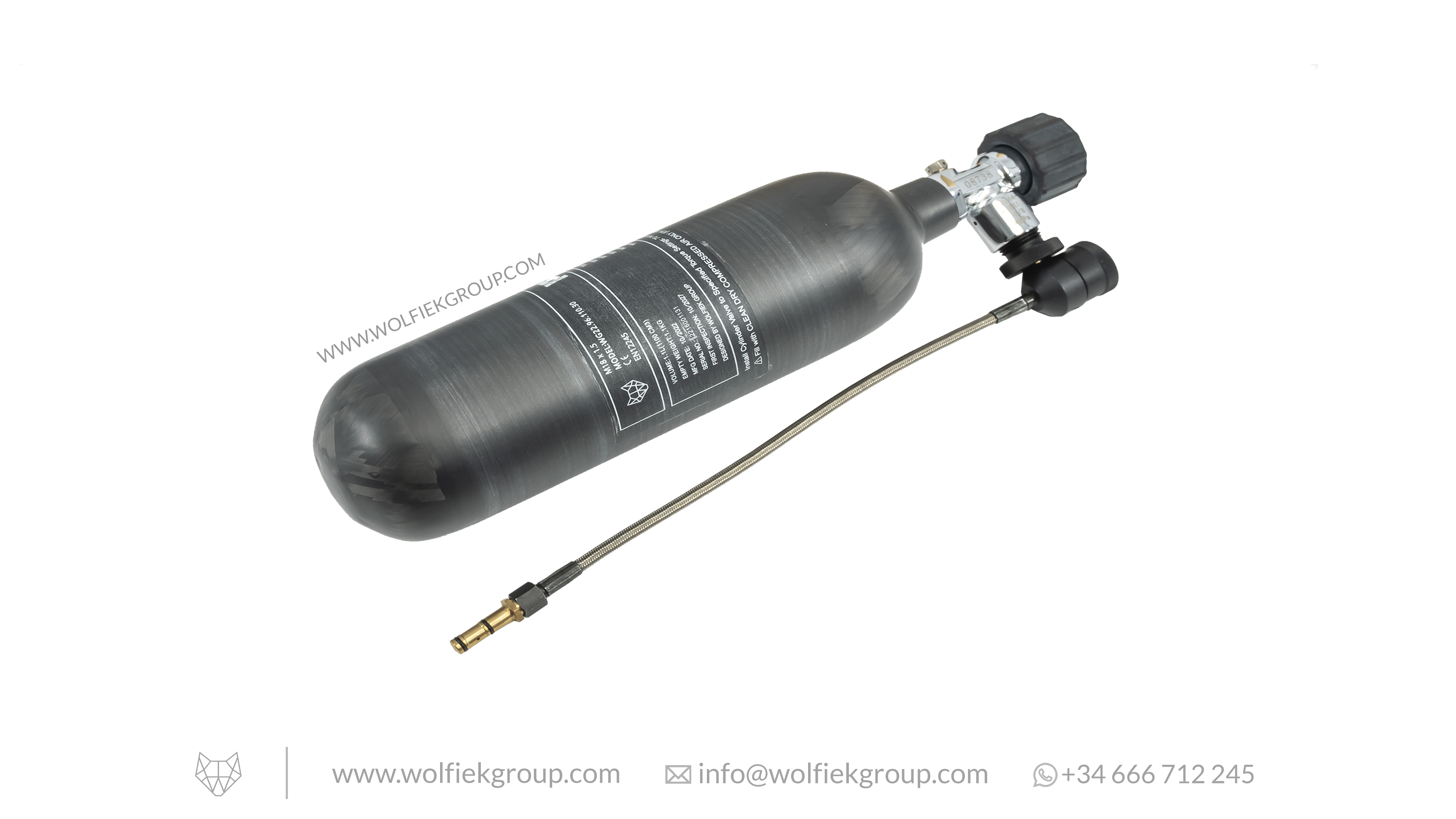 Botella Premium de Fibra de Carbono · 1.1L / 1.5L / 2L