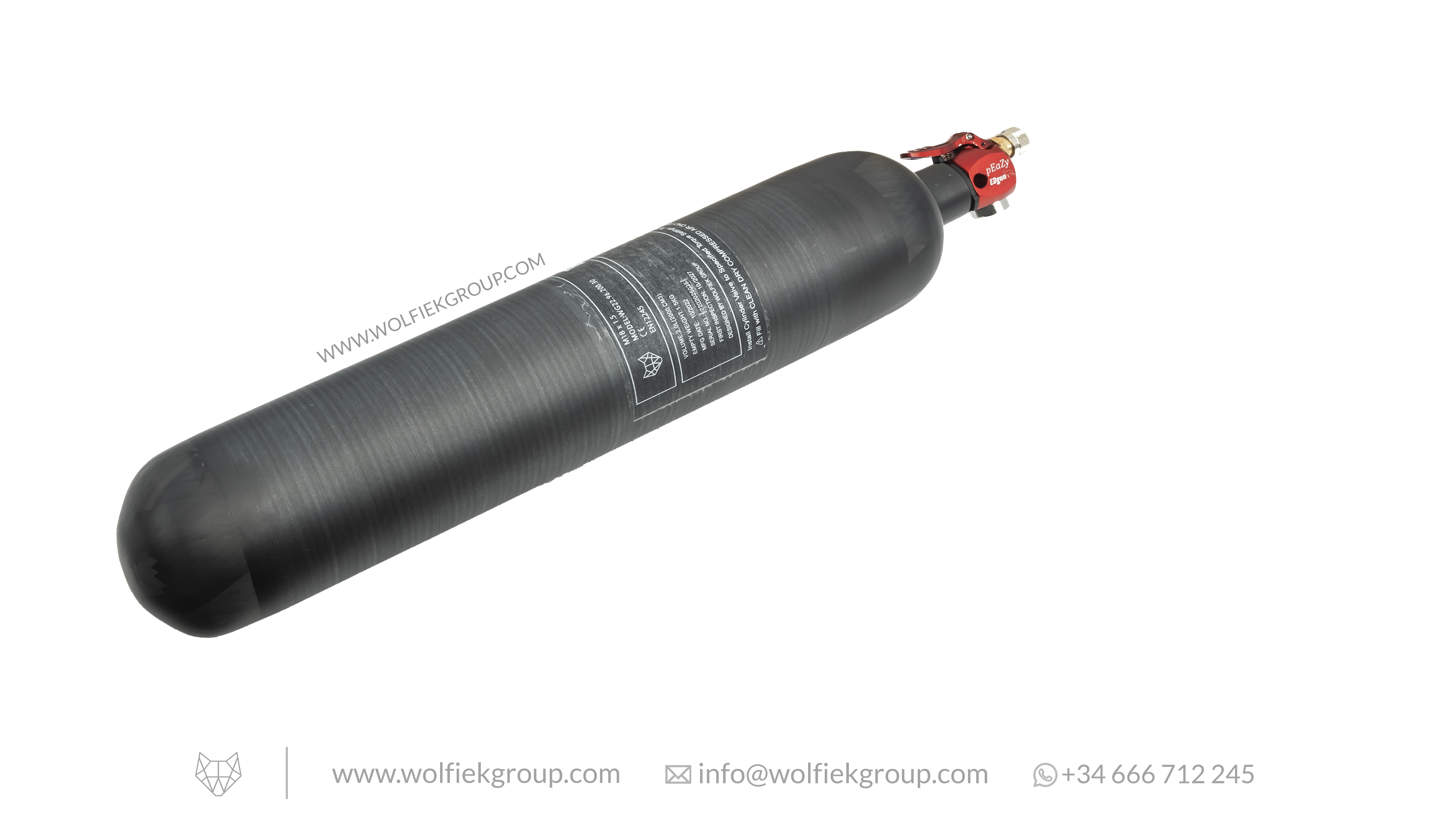 Botella Premium de Fibra de Carbono · 1.1L / 1.5L / 2L