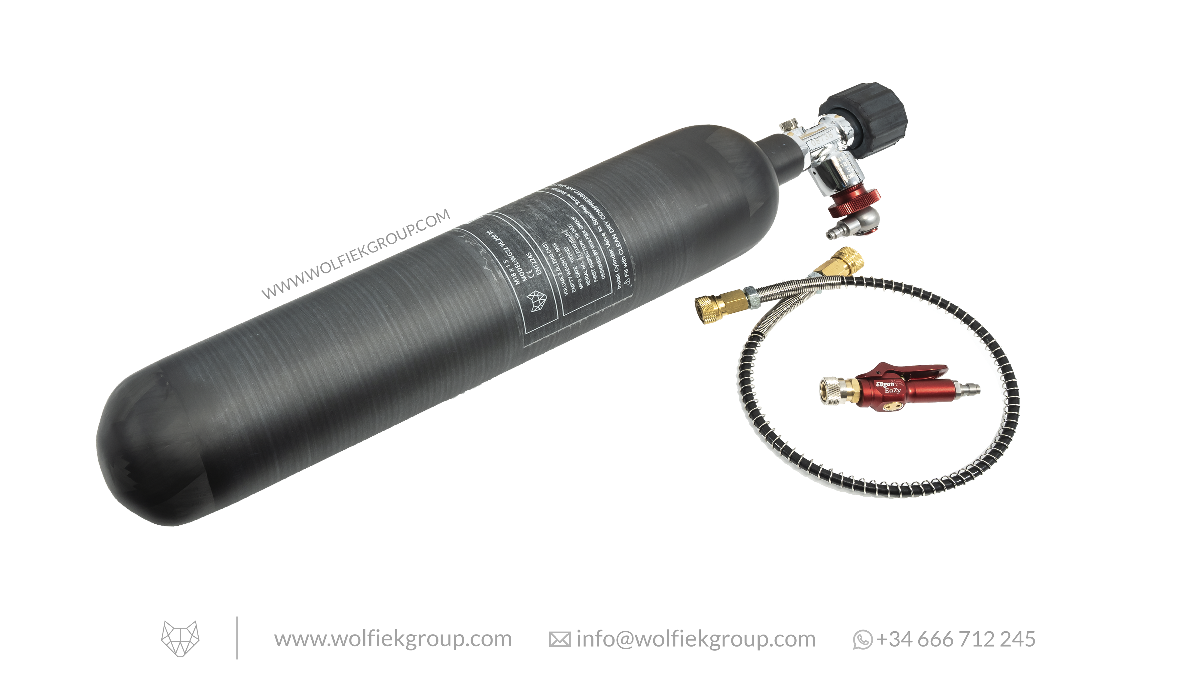 Botella Premium de Fibra de Carbono · 1.1L / 1.5L / 2L