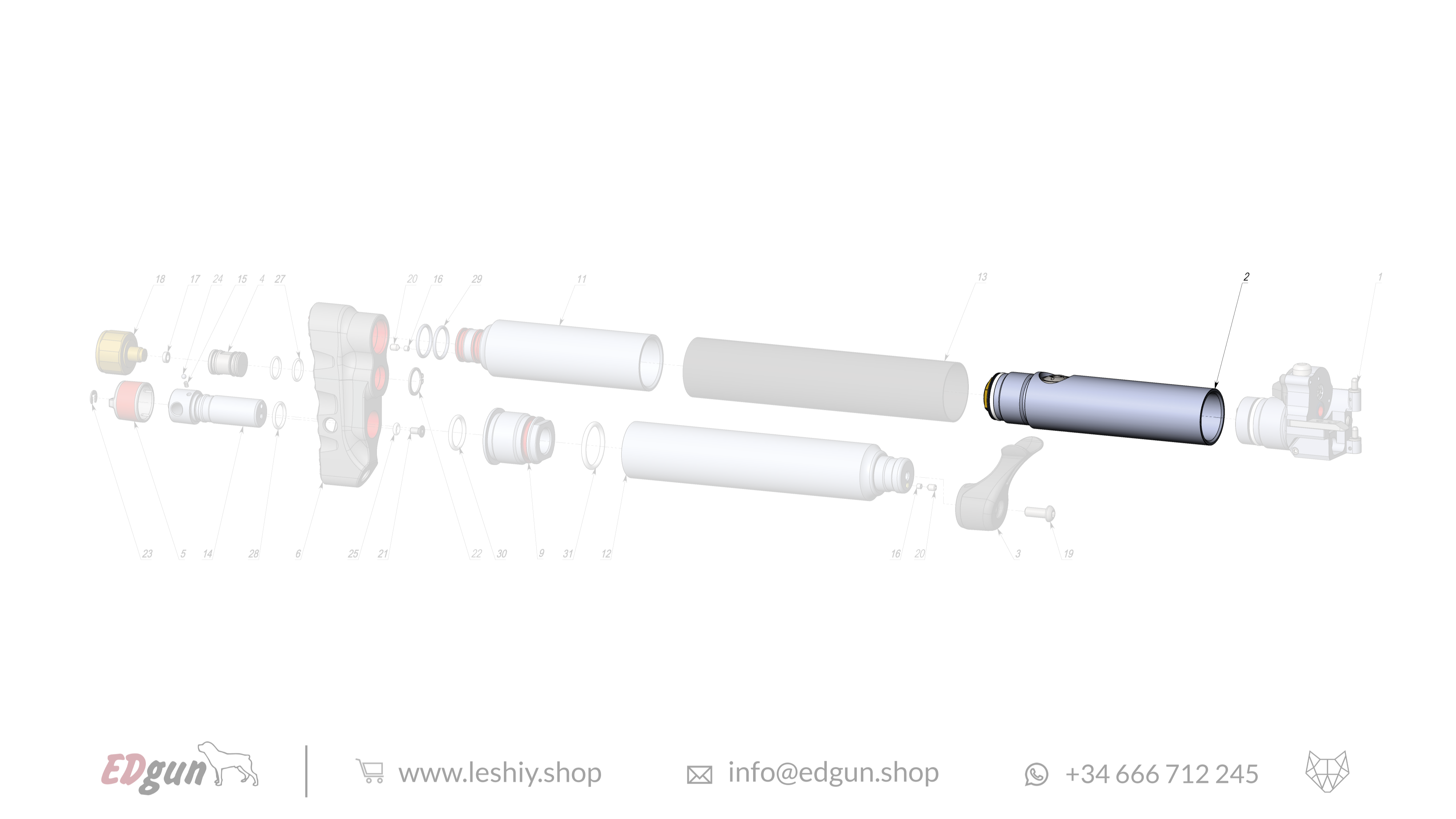 Leshiy 2 Butt LSA242000 diagram