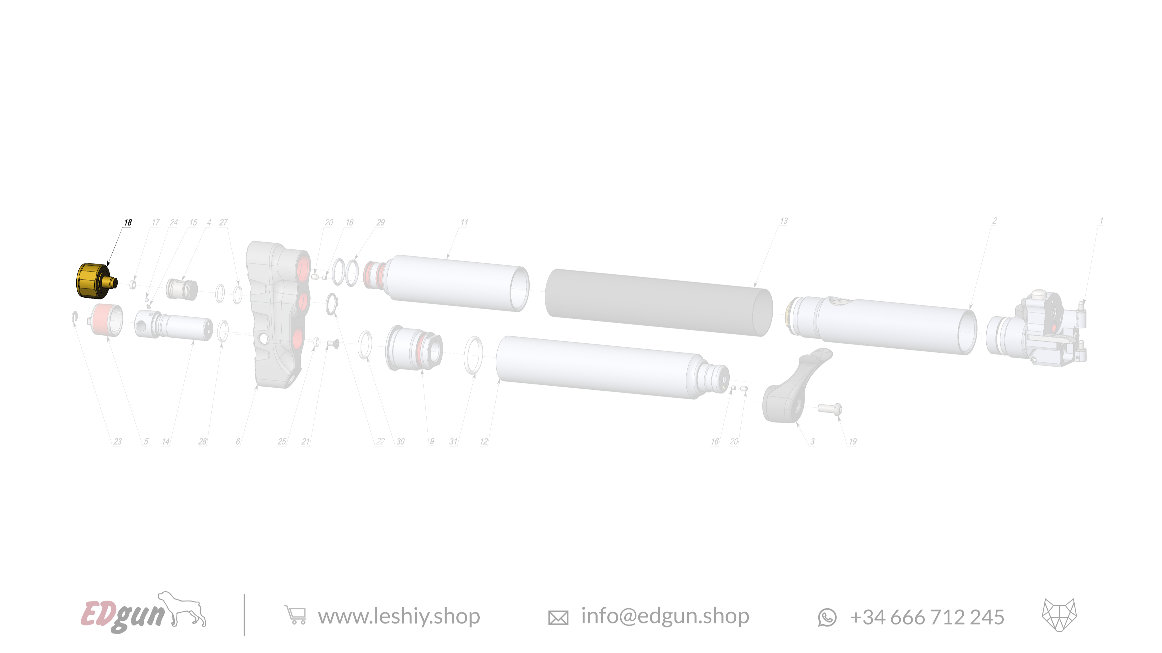 Leshiy 2 Butt LSA242000 diagram
