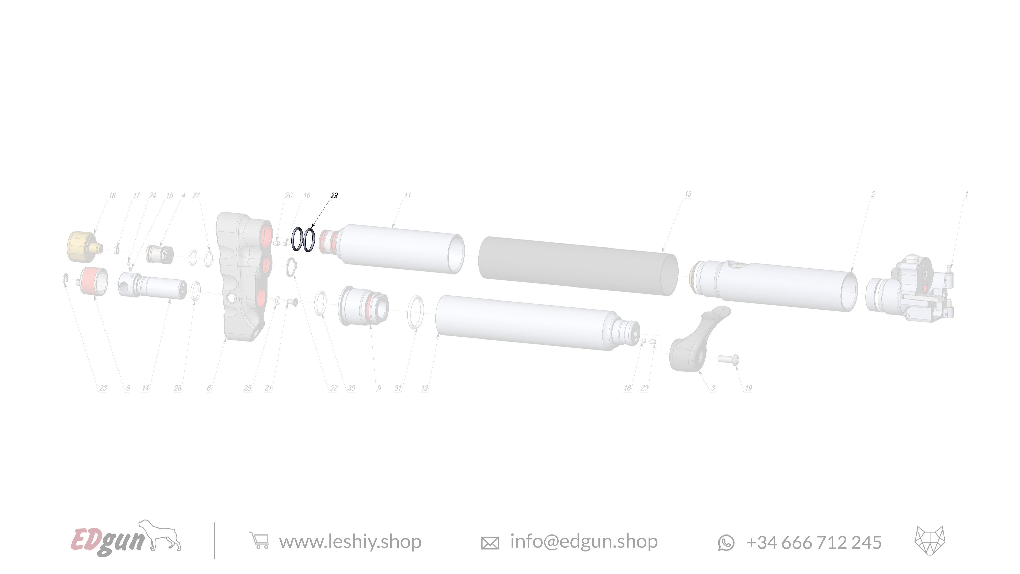 Leshiy 2 Butt LSA242000 diagram