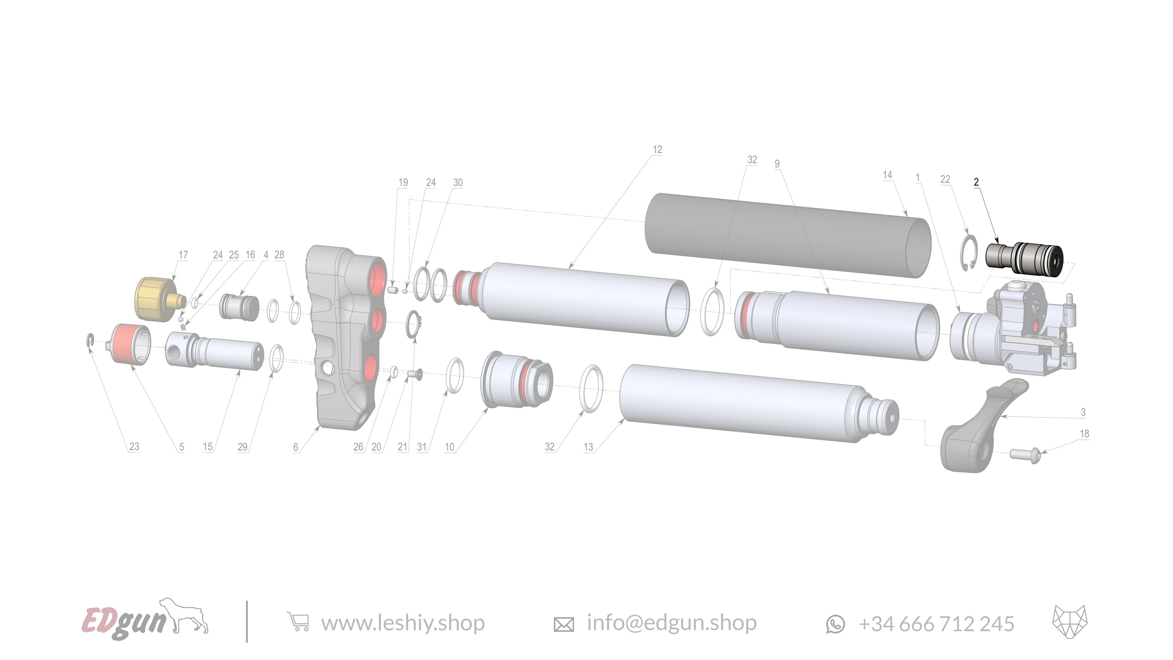 Leshiy 2 Reservoir/Butt diagram