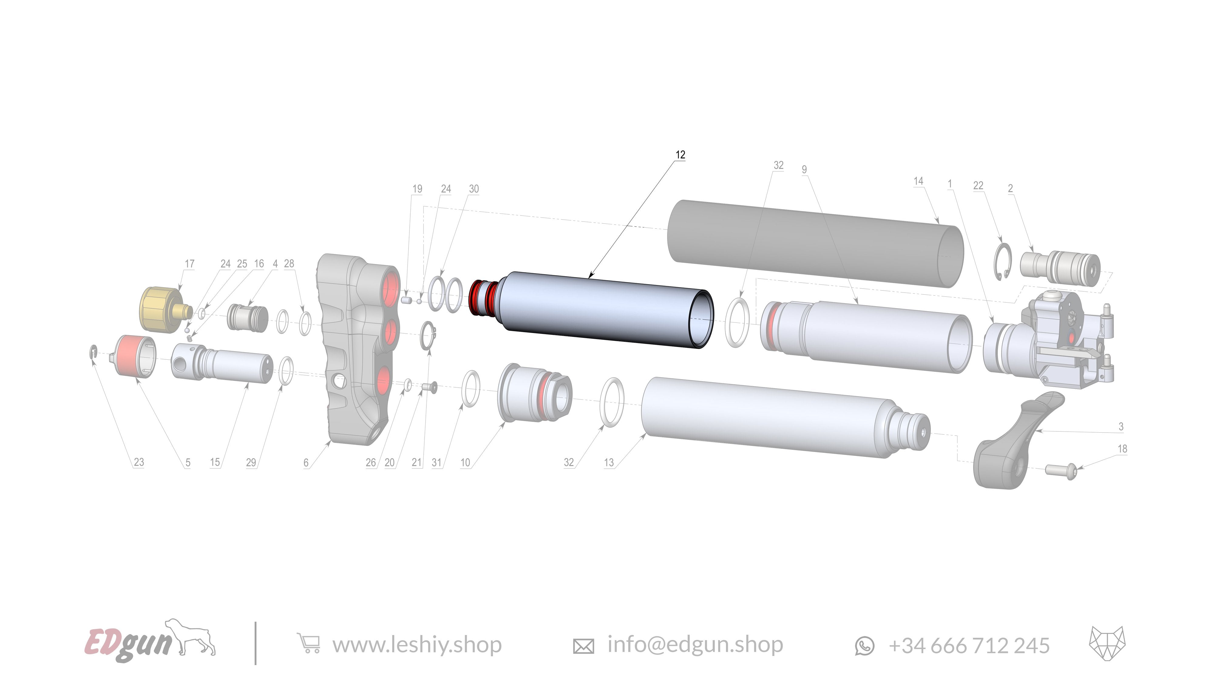 Leshiy 2 Reservoir/Butt diagram