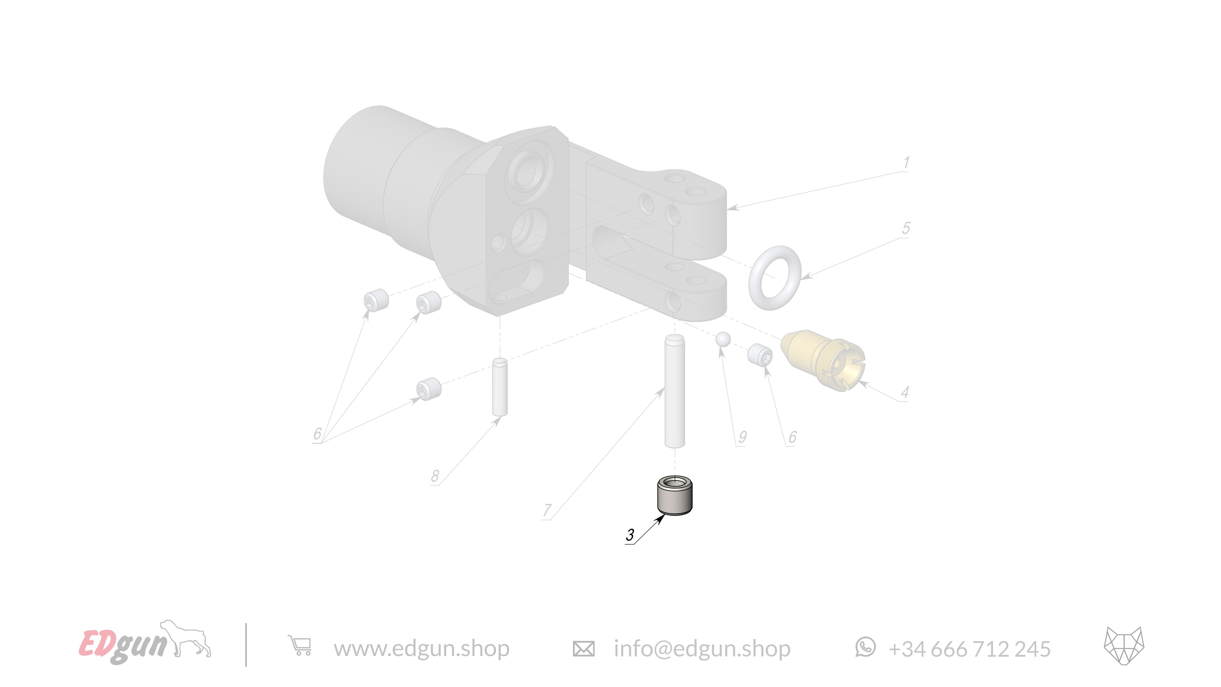 Forward plug KL000005 for Leshiy Classic