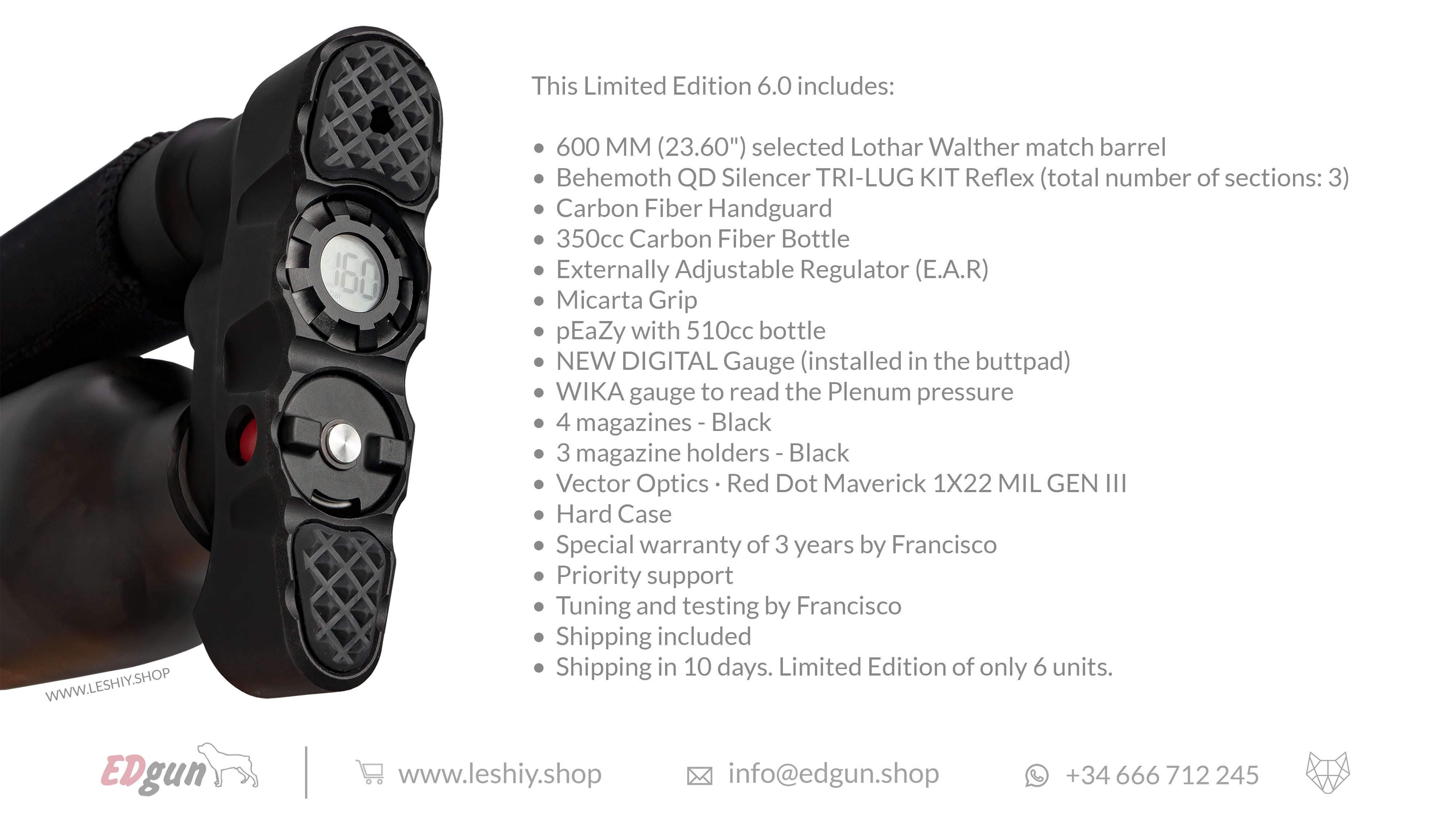 EDgun · Leshiy 2 · Limited Edition · Tuned by Francisco · 6.0