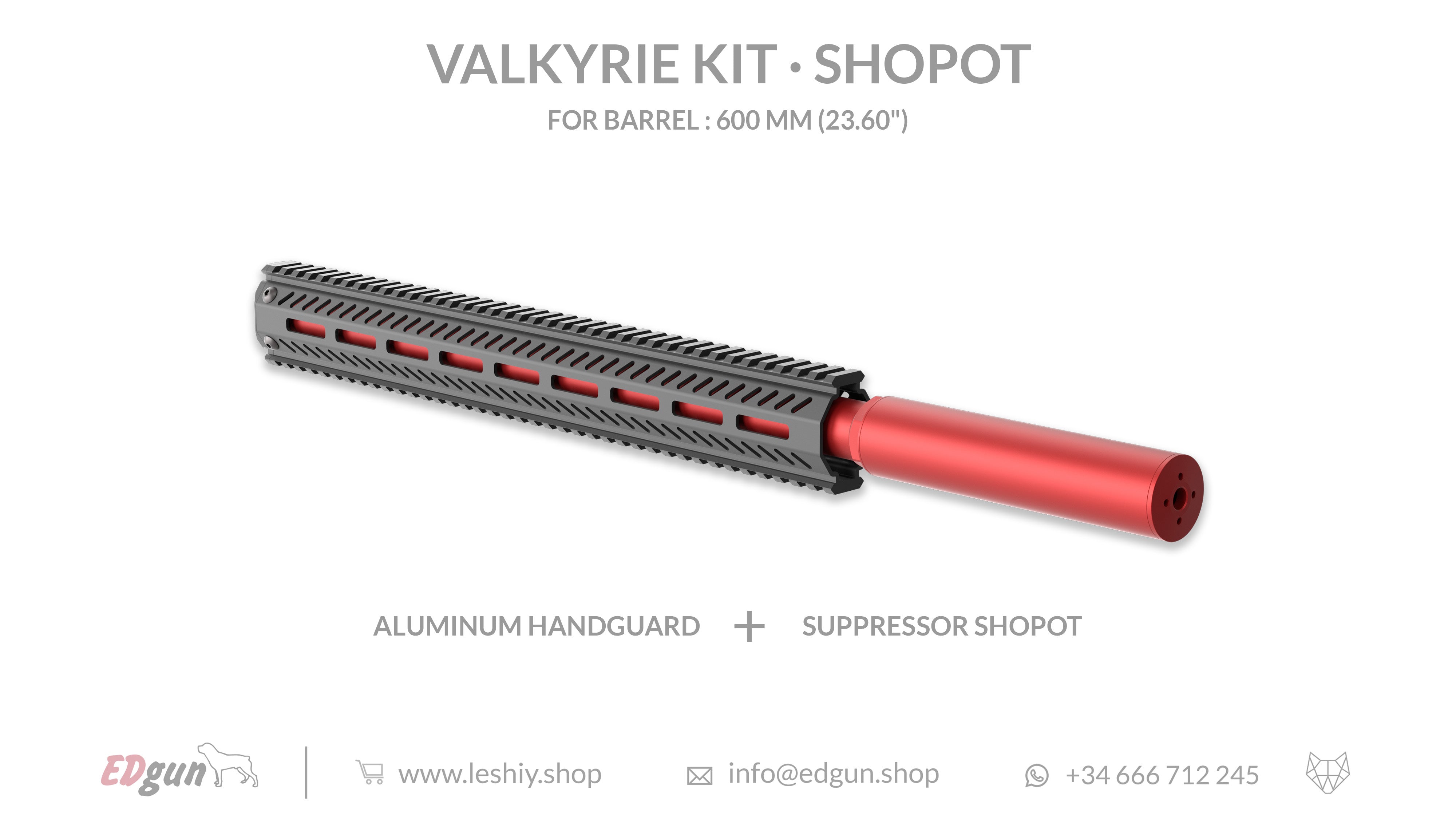 EDgun · Valkyrie · Shopot Suppressor Kit