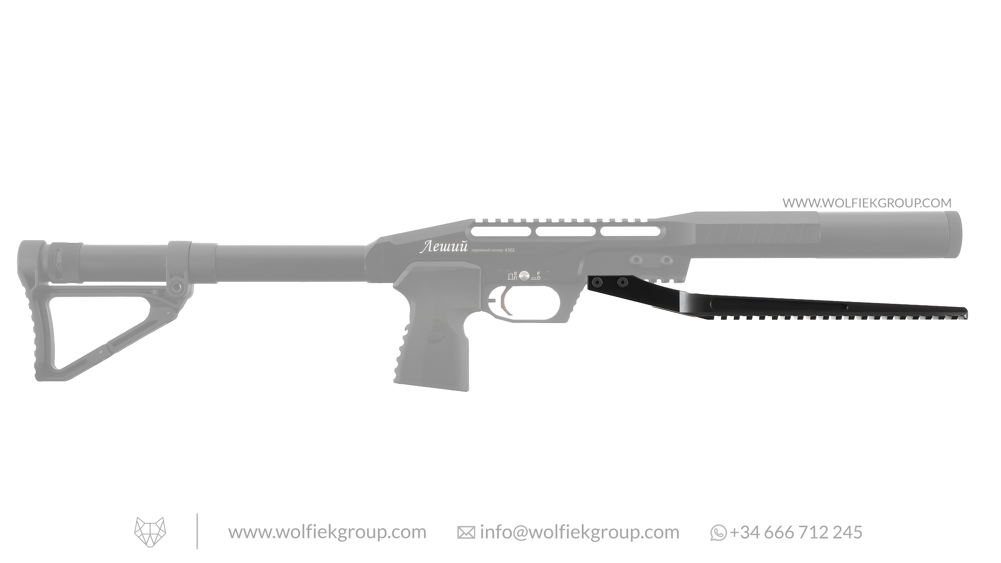 EDgun · Leshiy 2 · Extended Picatinny Rail