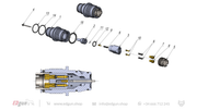Rear Plug Spare Parts for Fenix & F7