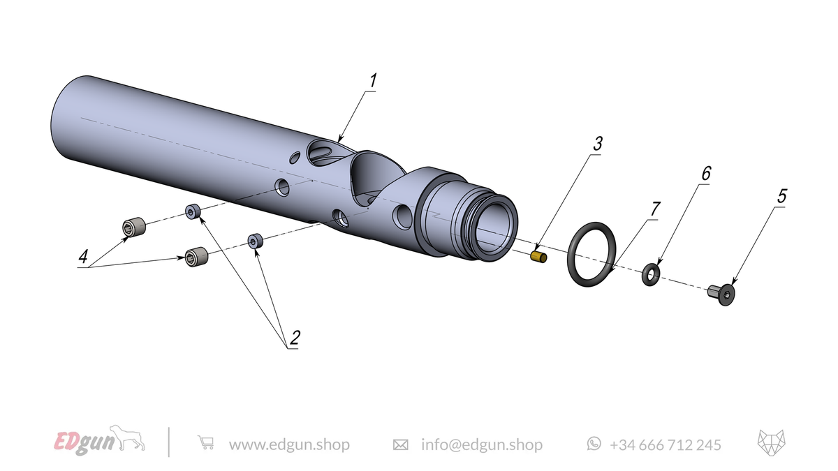 Spacer Spare Parts for Fenix & F7