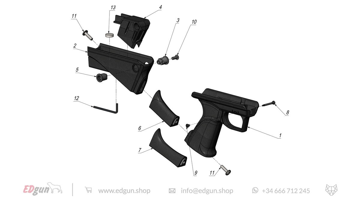Guard Spare Parts for Fenix & F7