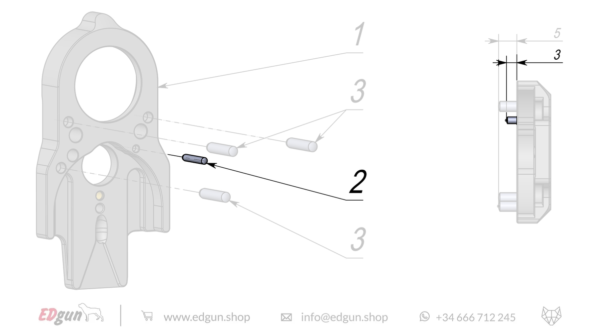 Plate Spare Parts for Fenix & F7