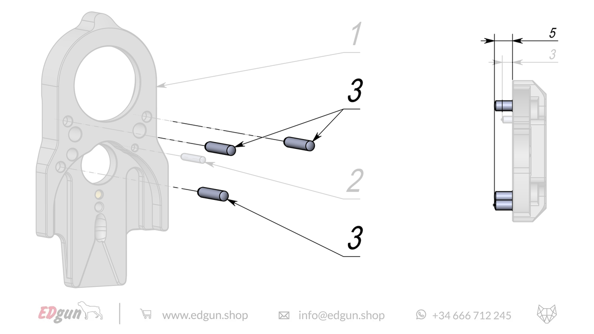 Plate Spare Parts for Fenix & F7