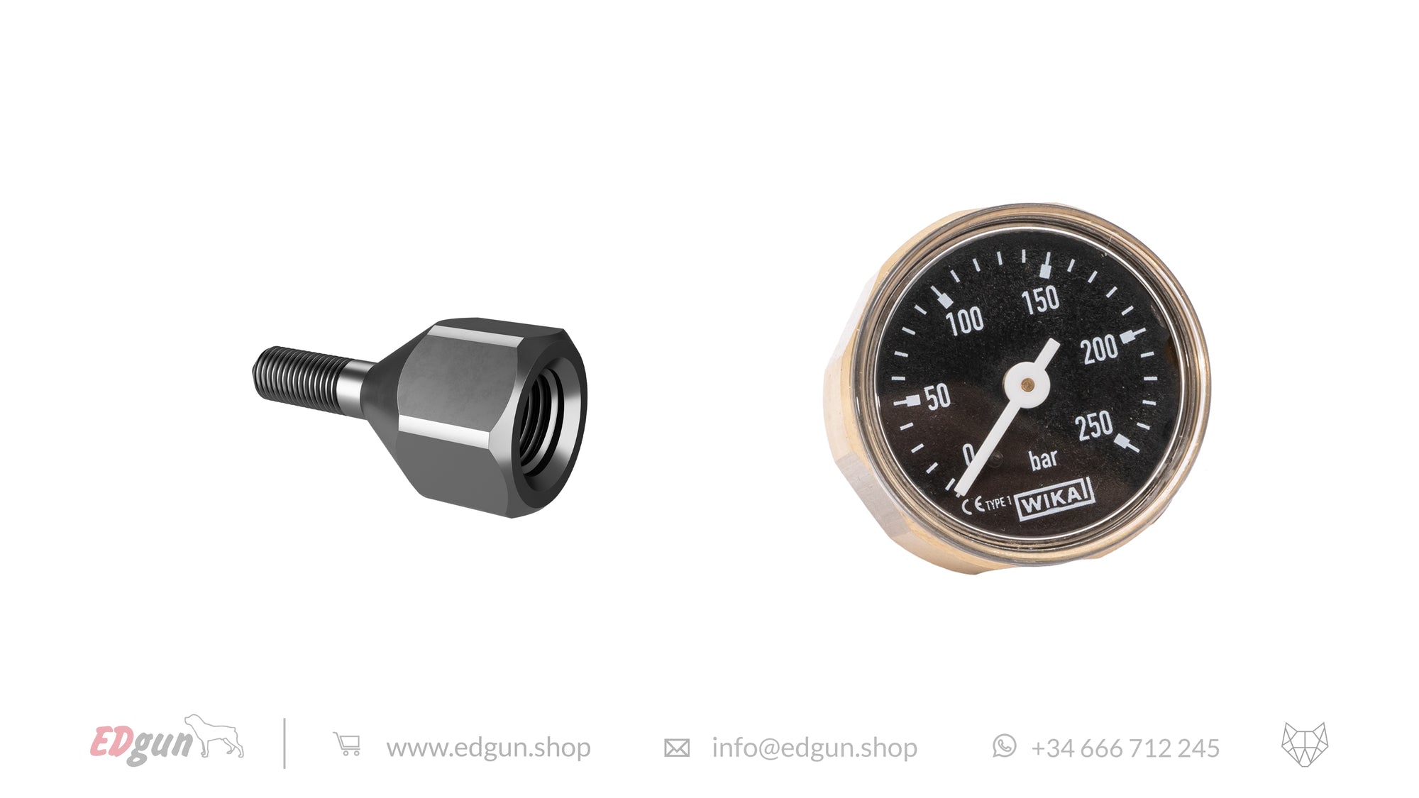 EDgun Adapter for Standard Regulator · Leshiy 2