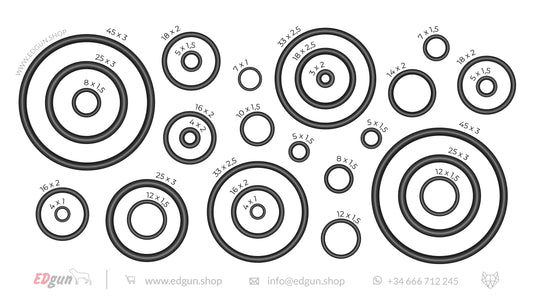 Original O-rings set for Leshiy 2