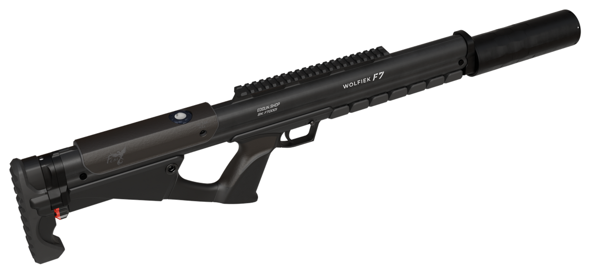 Wolfiek EDgun F7 - three-quarter view