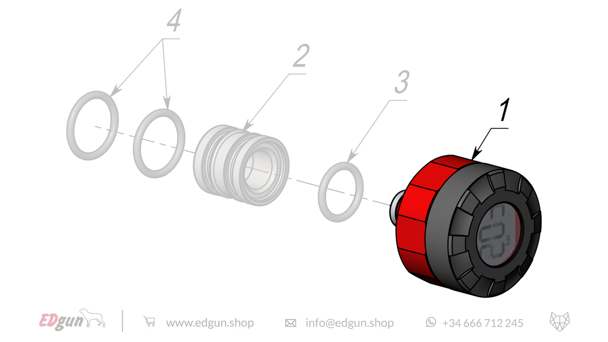 Air Gauge Spare Parts for Fenix & F7