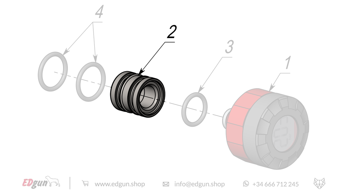 Air Gauge Spare Parts for Fenix & F7