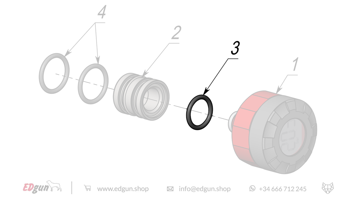 Air Gauge Spare Parts for Fenix & F7