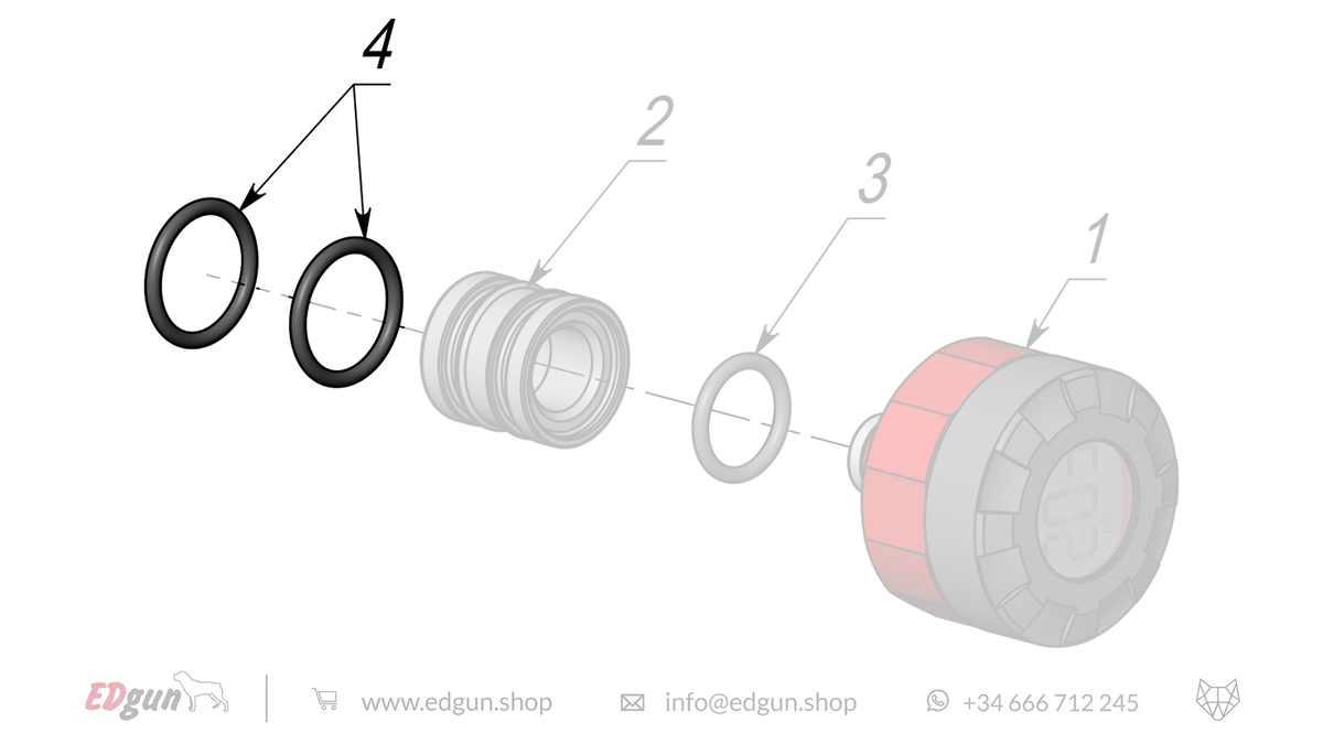 Air Gauge Spare Parts for Fenix & F7