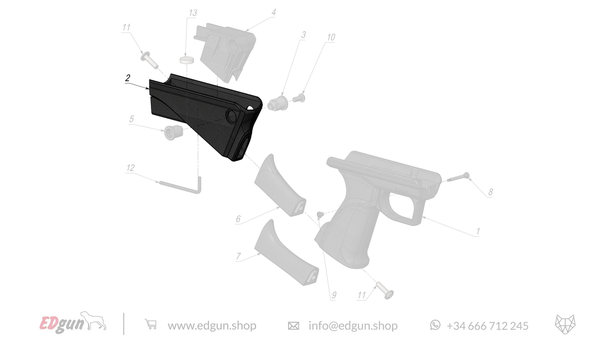 Guard Spare Parts for Fenix & F7