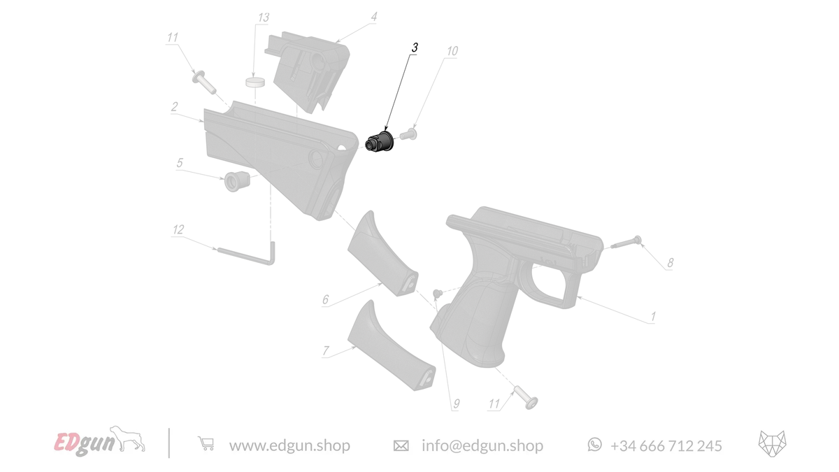 Guard Spare Parts for Fenix & F7