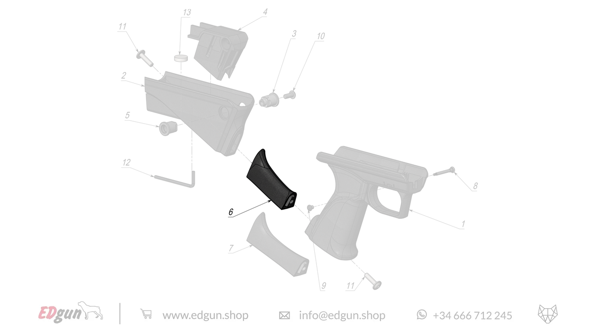 Guard Spare Parts for Fenix & F7