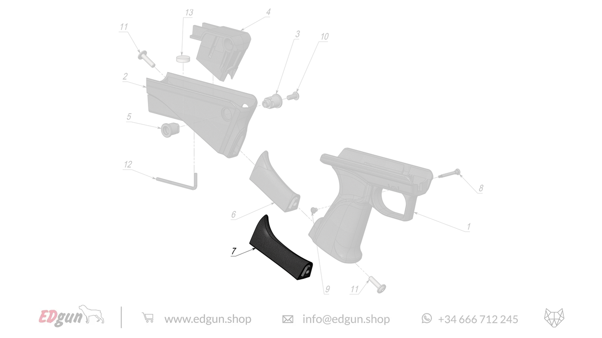 Guard Spare Parts for Fenix & F7