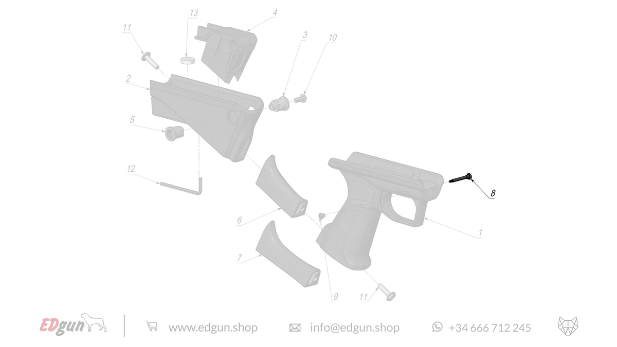Guard Spare Parts for Fenix & F7