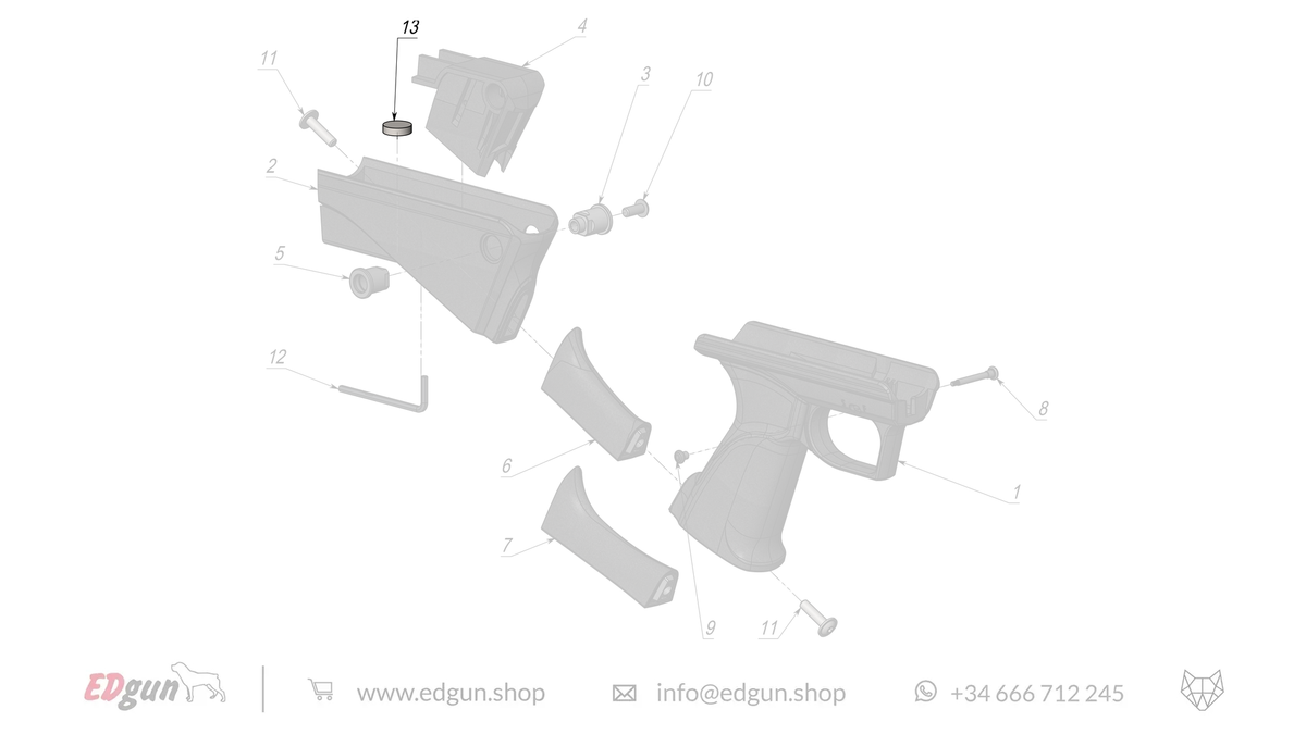 Guard Spare Parts for Fenix & F7