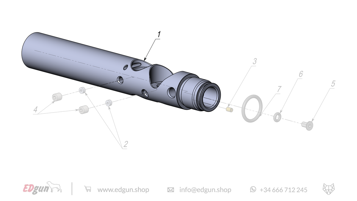 Spacer Spare Parts for Fenix & F7