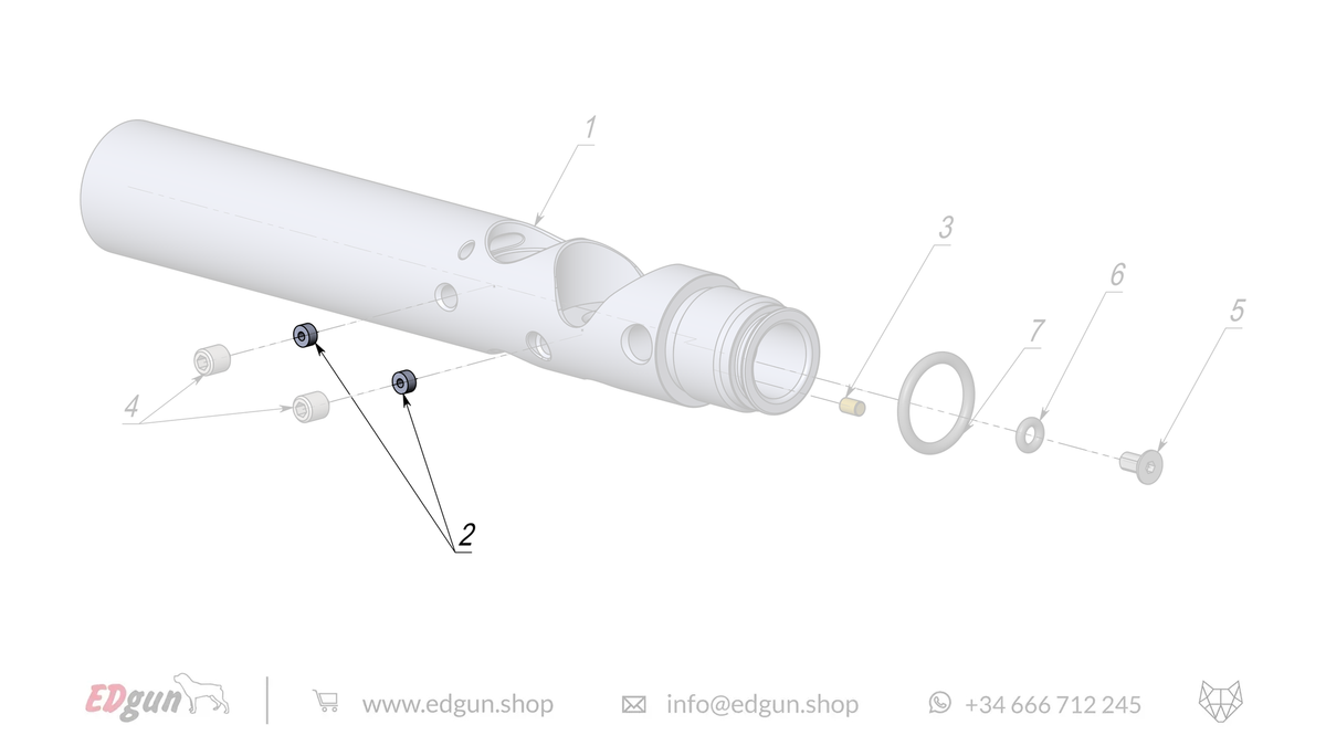 Spacer Spare Parts for Fenix & F7