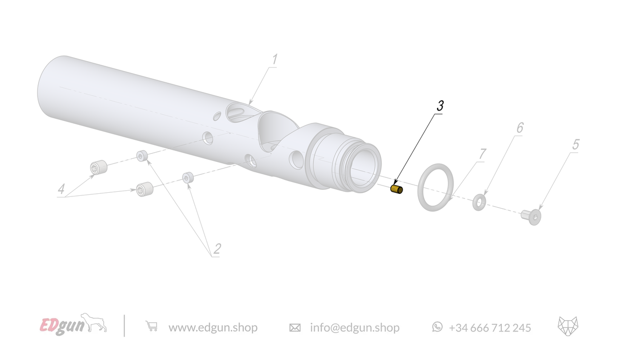Spacer Spare Parts for Fenix & F7