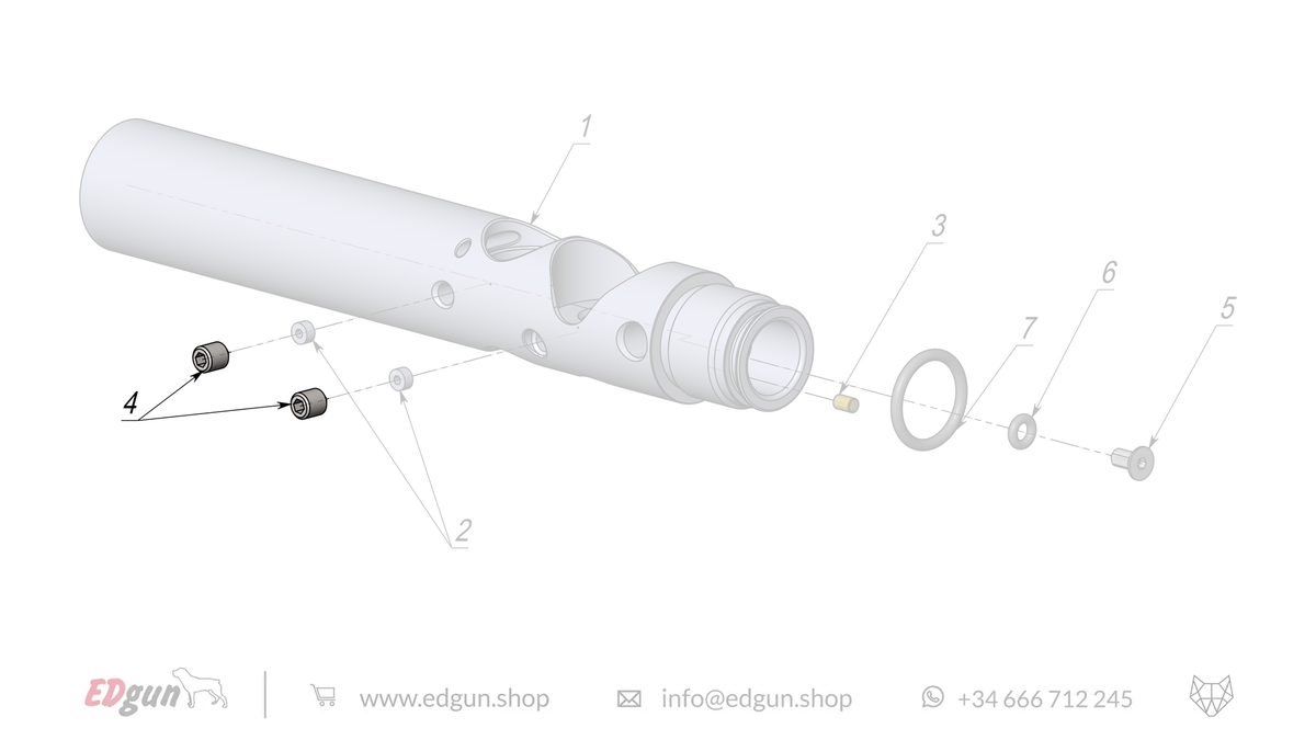 Spacer Spare Parts for Fenix & F7