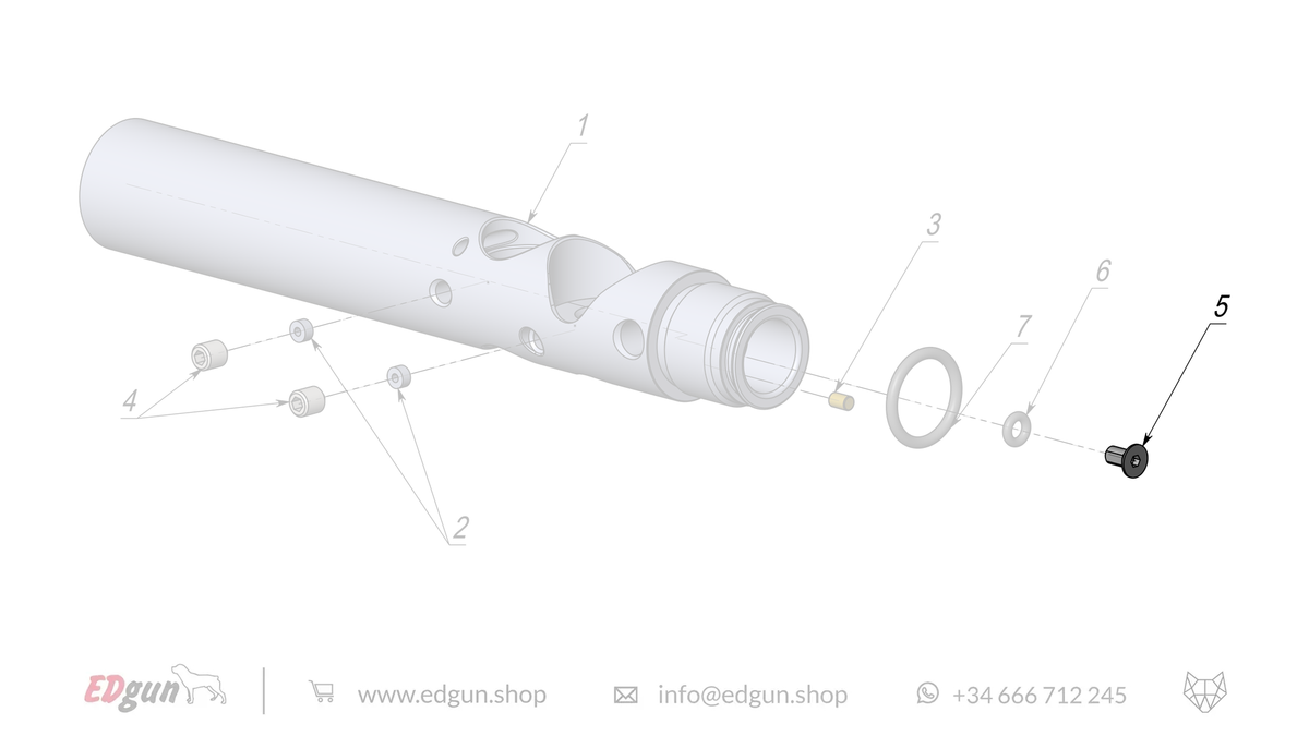 Spacer Spare Parts for Fenix & F7