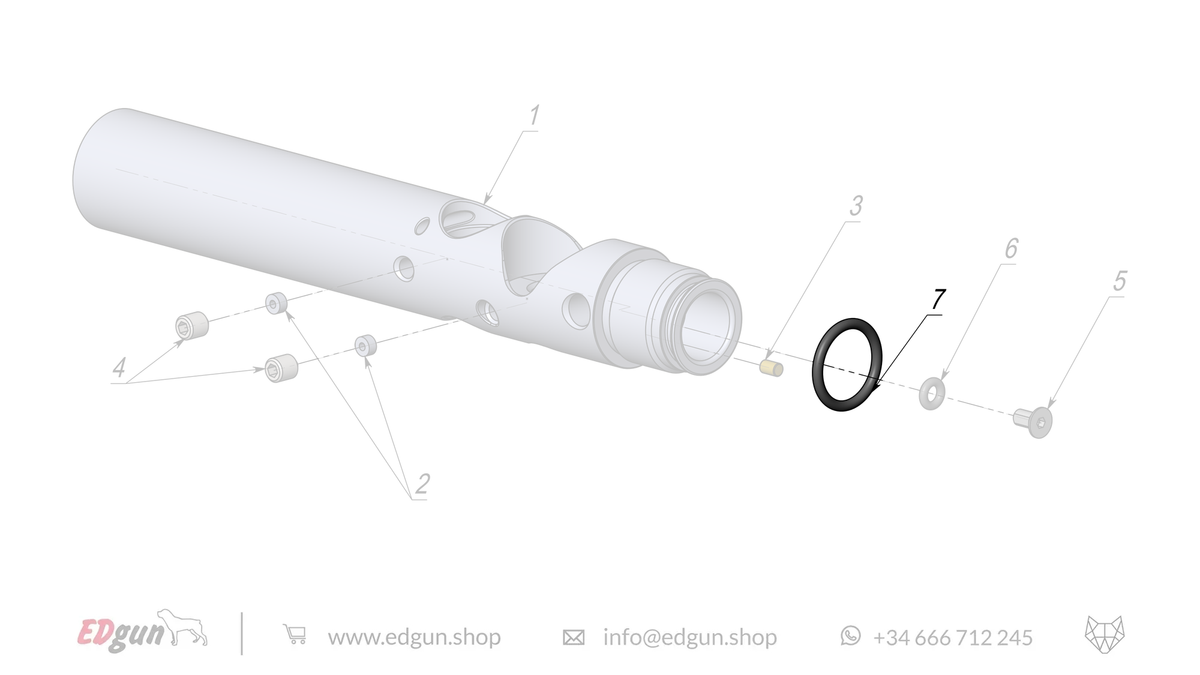 Spacer Spare Parts for Fenix & F7