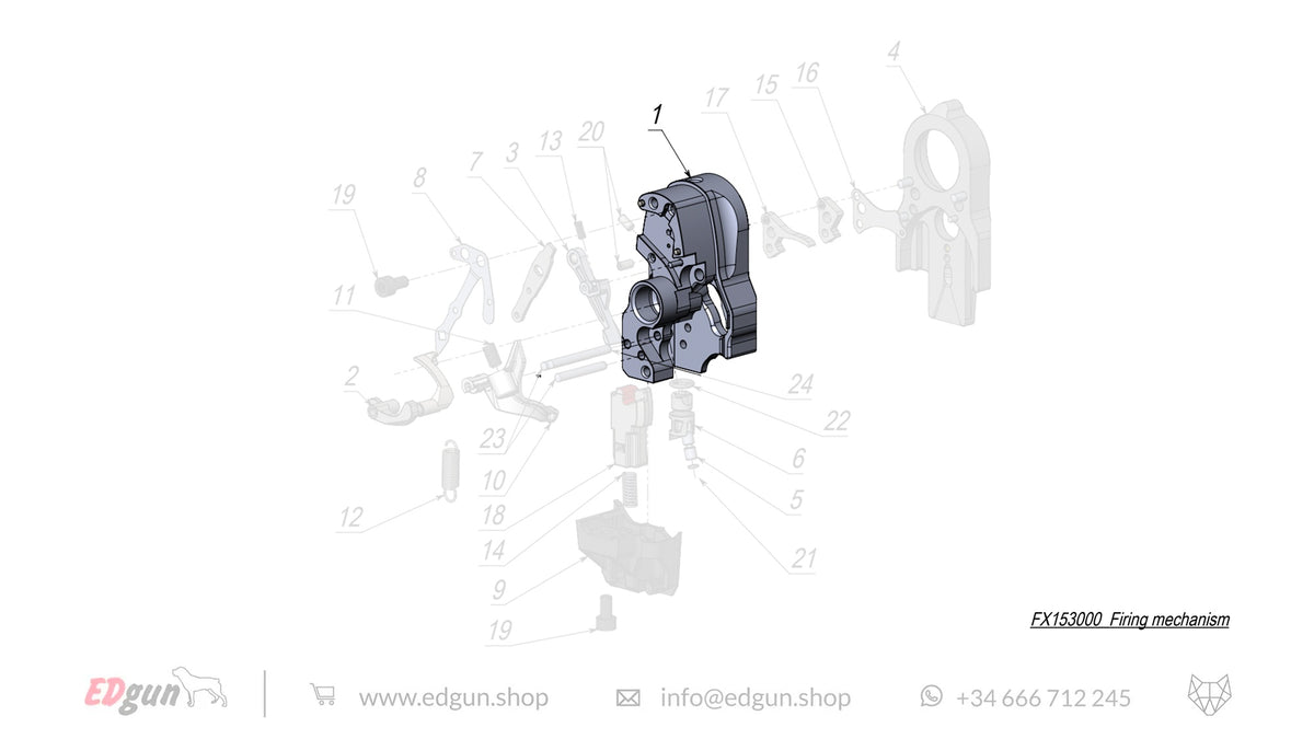 Firing Mechanism Spare Parts for Fenix & WOLFIEK F7