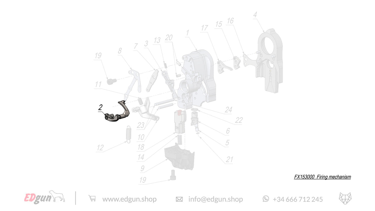 Firing Mechanism Spare Parts for Fenix & WOLFIEK F7