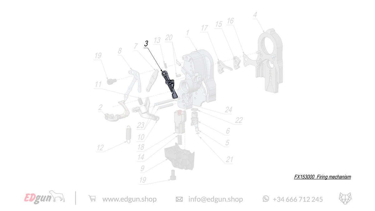 Firing Mechanism Spare Parts for Fenix & WOLFIEK F7