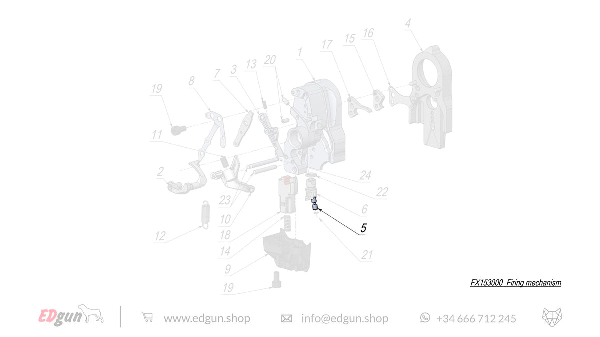 Firing Mechanism Spare Parts for Fenix & WOLFIEK F7