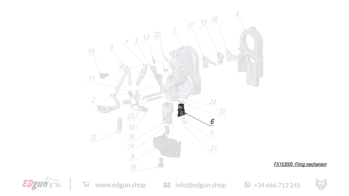 Firing Mechanism Spare Parts for Fenix & WOLFIEK F7