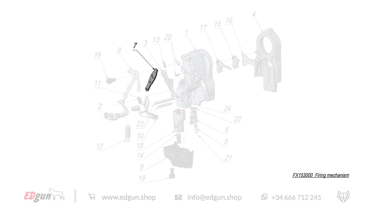 Firing Mechanism Spare Parts for Fenix & WOLFIEK F7