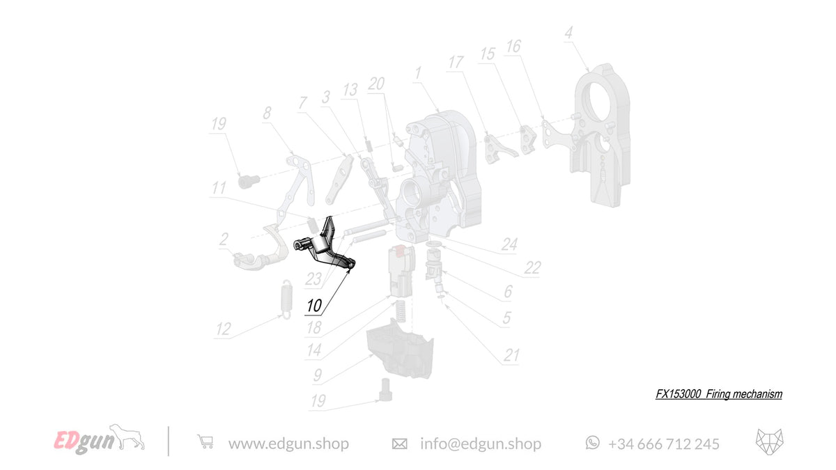 Firing Mechanism Spare Parts for Fenix & WOLFIEK F7