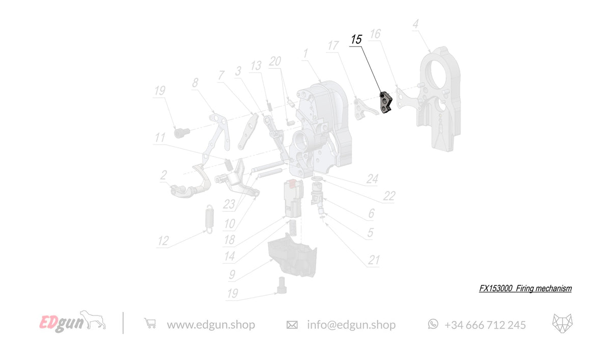 Firing Mechanism Spare Parts for Fenix & WOLFIEK F7