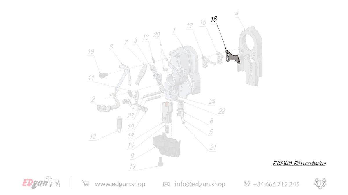 Firing Mechanism Spare Parts for Fenix & WOLFIEK F7