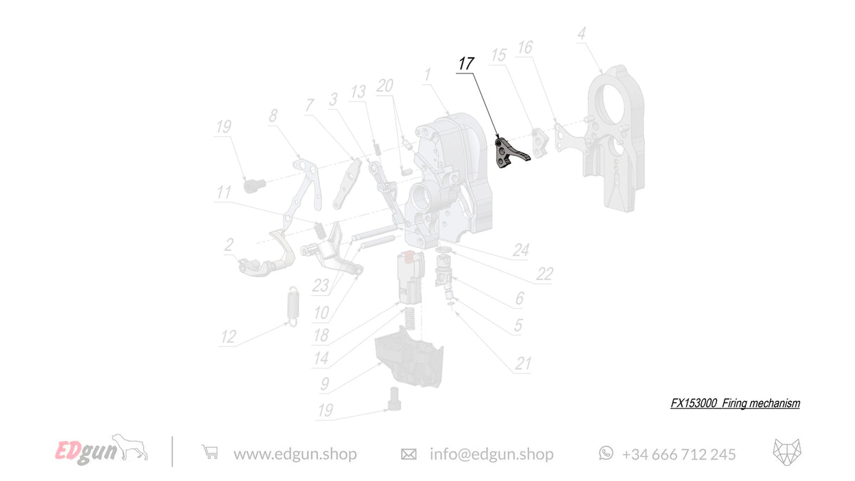Firing Mechanism Spare Parts for Fenix & WOLFIEK F7