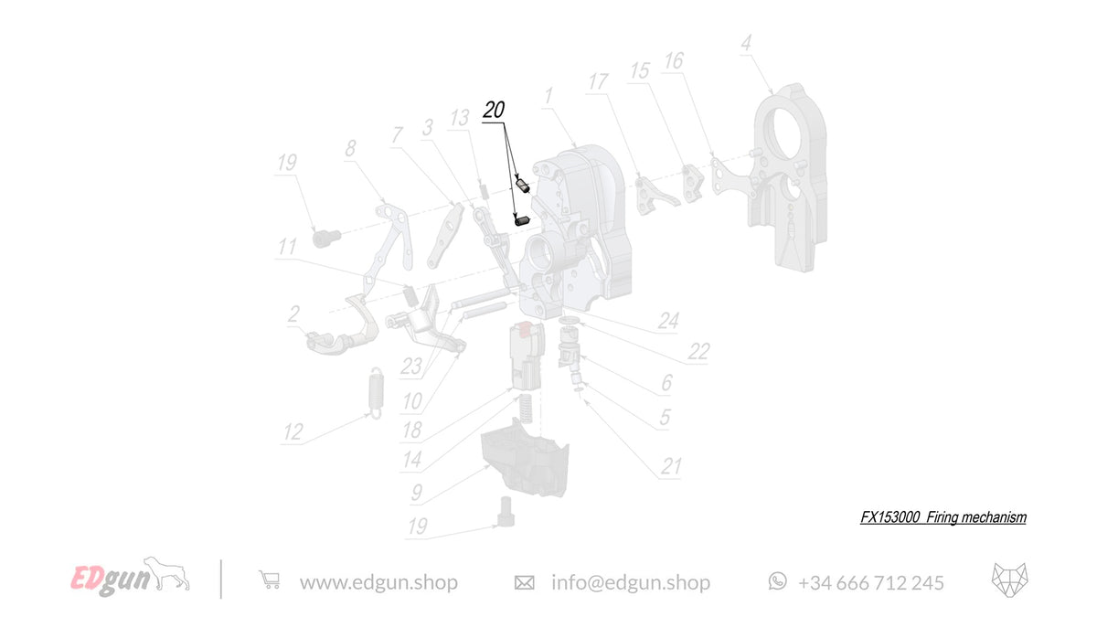 Firing Mechanism Spare Parts for Fenix & WOLFIEK F7
