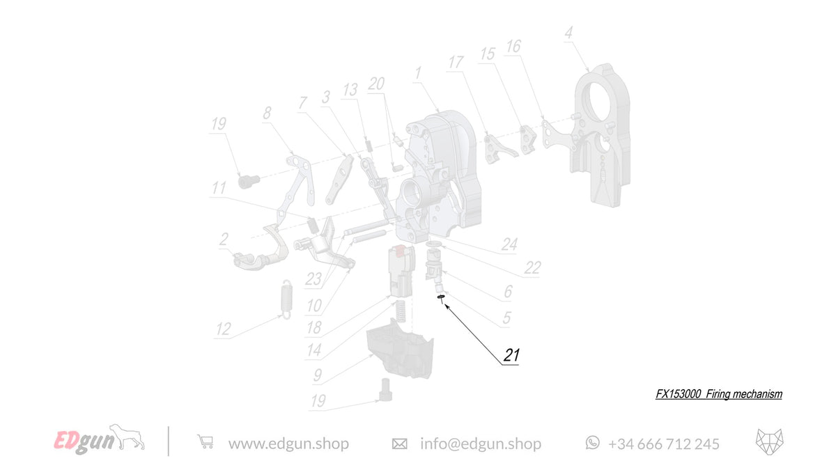 Firing Mechanism Spare Parts for Fenix & WOLFIEK F7
