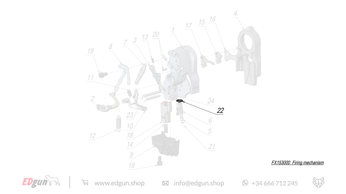 Firing Mechanism Spare Parts for Fenix & WOLFIEK F7